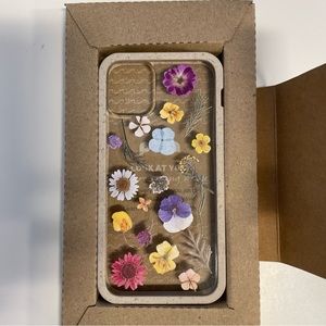 NWT PELA Clear Springtime iPhone 12 Mini Case W/ London Fog Ridge - Compostable